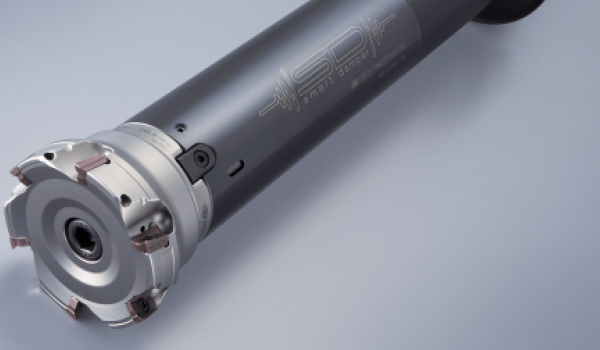 Smart Damper equipped with a face mill.